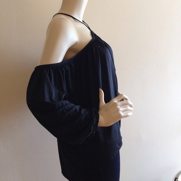 2 LEFT! Flirty & Sexy Unique open shoulder blouse! - Picture 3 of 5